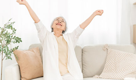 おひとりの時間を存分に楽しめる個室をご用意しました。